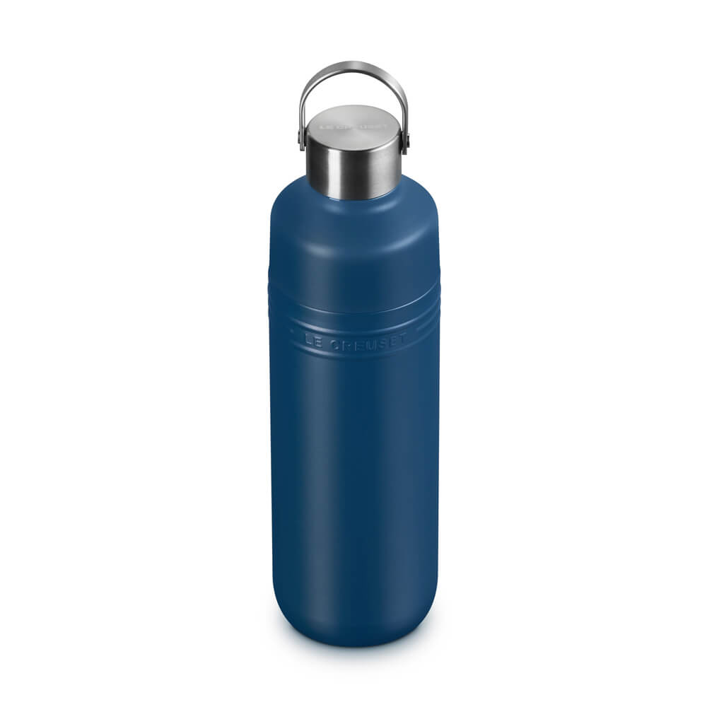 Le Creuset On The Go Deep Teal Insulated Water Bottle 1L